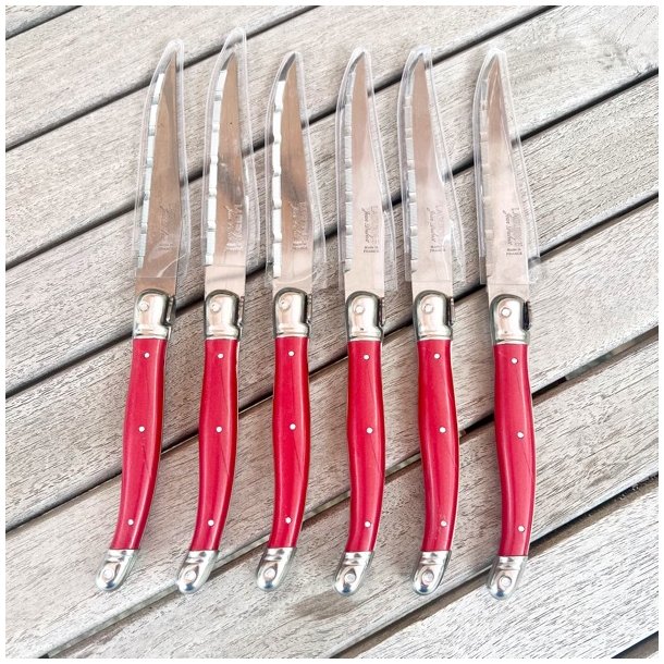 Franske steakknive - Laguiole, rd 