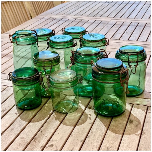 Sylteglas - Franske, assorterede  