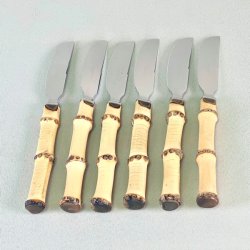 Frugtknive (st a' 6 stk) m/bambus 