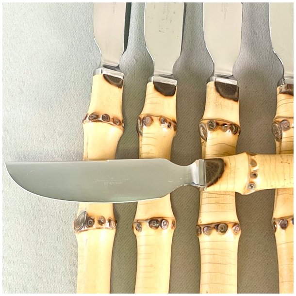 Frugtknive (st a' 6 stk) m/bambus 