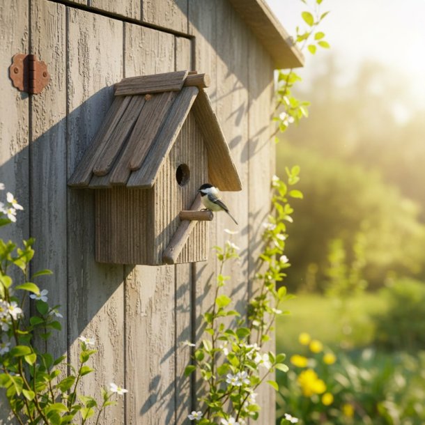 Fuglehus med l�ge - stor