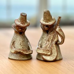 Musikanter i keramik (par)
