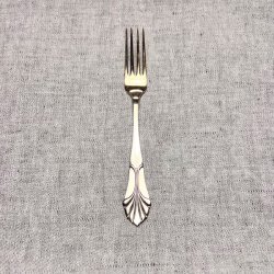 Vintage slvgaffel - slvplet