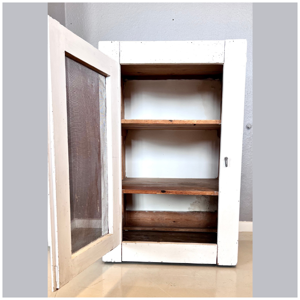 Vintage stort flueskab - rustikt