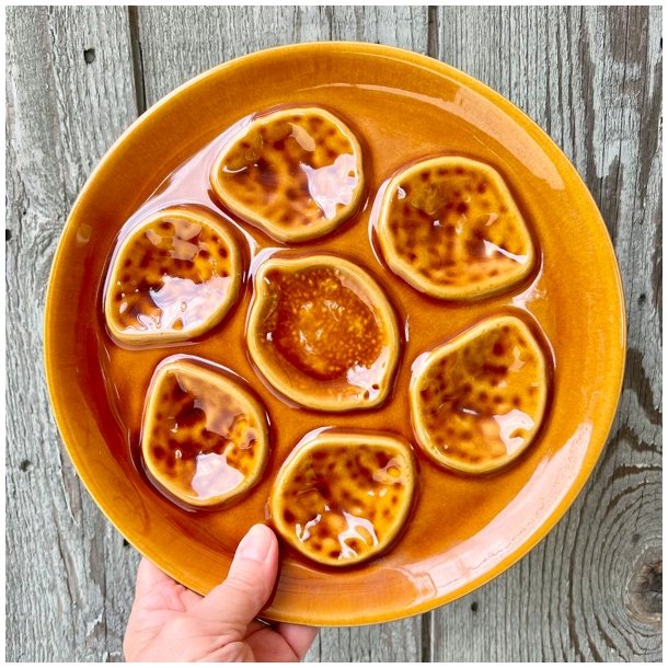 sterstallerken - Gien, sennepsgul 