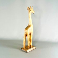 Giraf figur i tr - lys