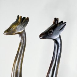 Giraf figur i tr - flere strrelser