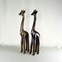 Giraf figur i tr - flere strrelser