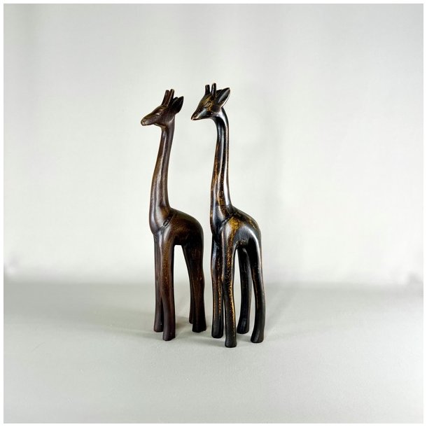 Giraf figur i tr - flere strrelser