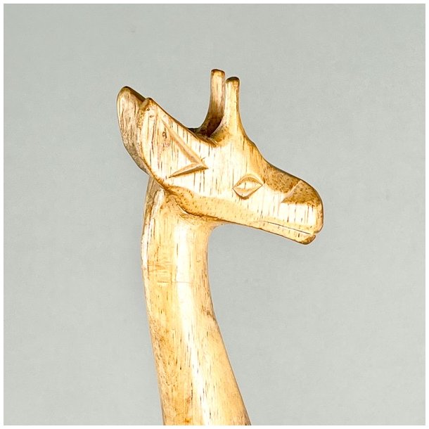 Giraf figur i tr - lys