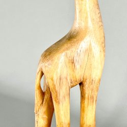 Giraf figur i tr - lys