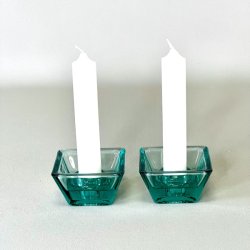 Lysestager - firkantede t/kronelys, grn