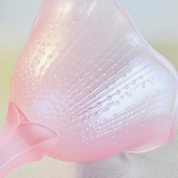 Dessertglas (st a' 4 stk) - fransk, pink