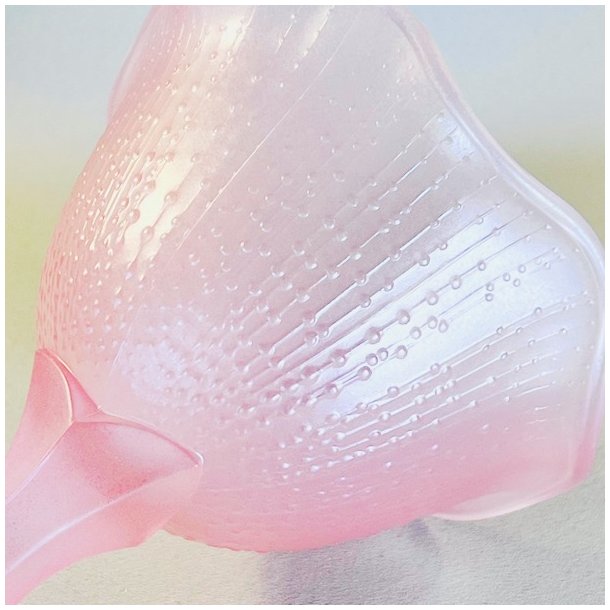 Dessertglas (st a' 4 stk) - fransk, pink