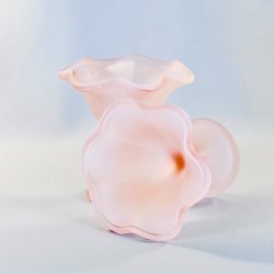 Dessertglas - lyserdt, frostet