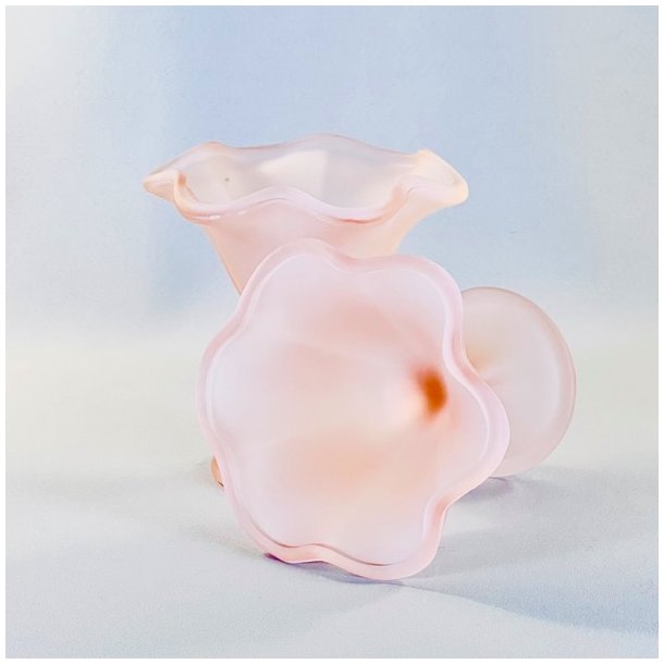 Dessertglas - lyserdt, frostet