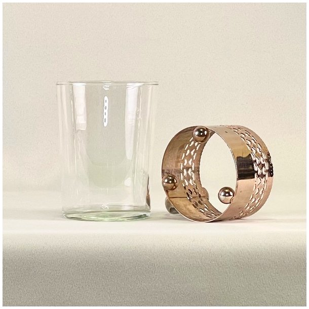 Teglas i holder (st a' 6 stk) 