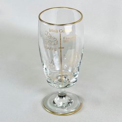 Irish Coffee glas (2 stk samlet) - store p lav fod m/tegninger