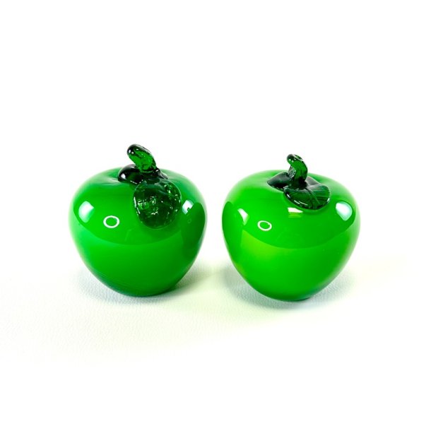 �ble - glasfigur, gr�n �9 cm