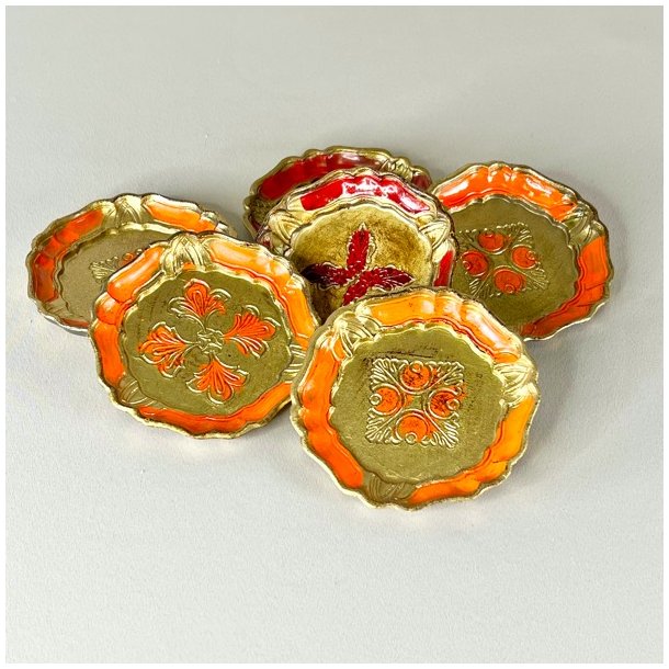 Glasbrik - dekoreret tr