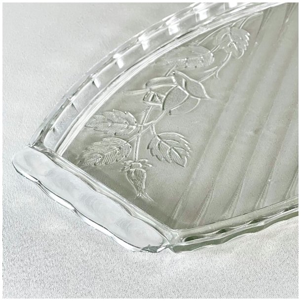 Rouladefad - stort, klart glas