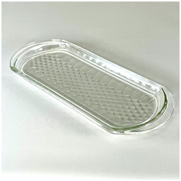 Rouladefad - harlekins, klart glas