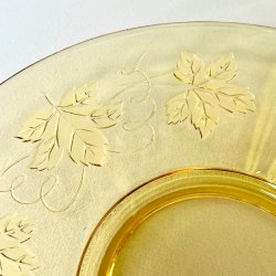 Glasfad - vintage, gyldent