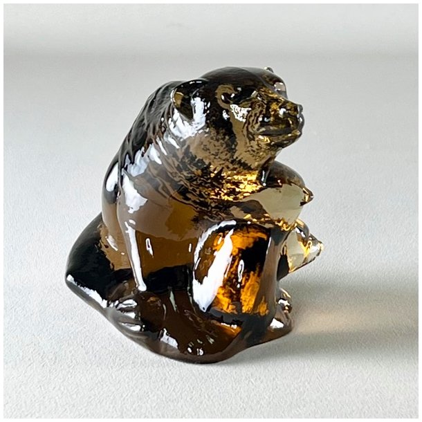 Glasfigur - Kosta Boda for WWF, bjrn