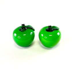 �ble - glasfigur, gr�n �9 cm