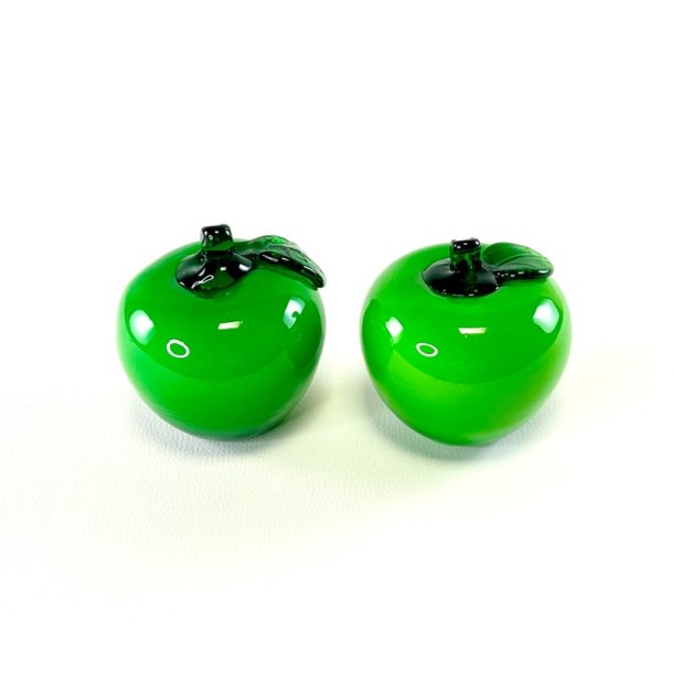 �ble - glasfigur, gr�n �9 cm