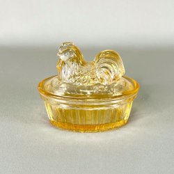 Hnekrukke i gult glas 