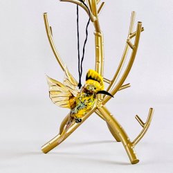 Glasfigur - kolibri til ophng