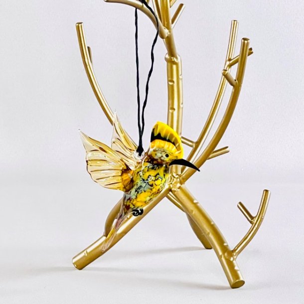 Glasfigur - kolibri til ophng