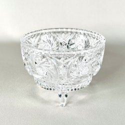 Bonbonniere - krystal med spir, XL