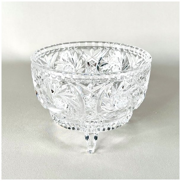 Bonbonniere - krystal med spir, XL