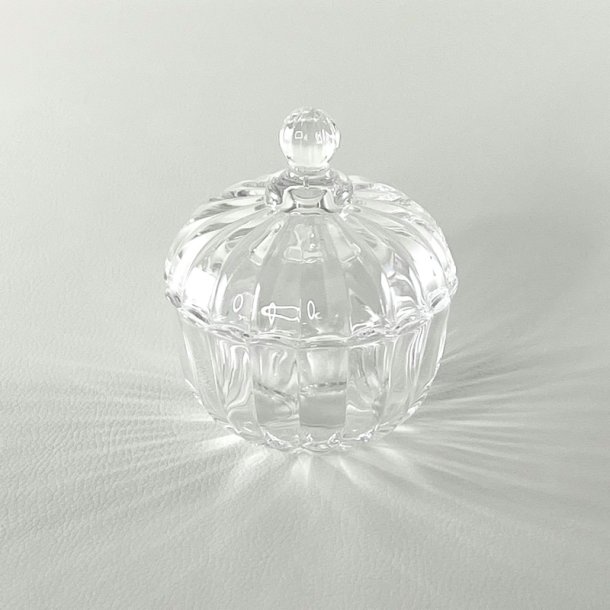 Bonbonniere - rund med riller