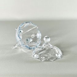 Bonbonniere - rund m/swirl lg