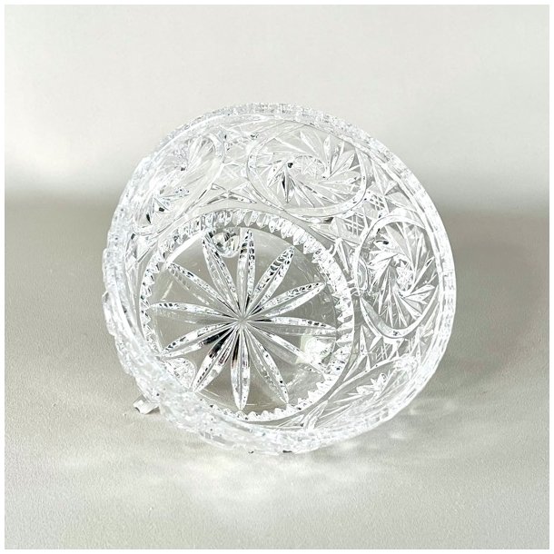 Bonbonniere - krystal med spir, XL