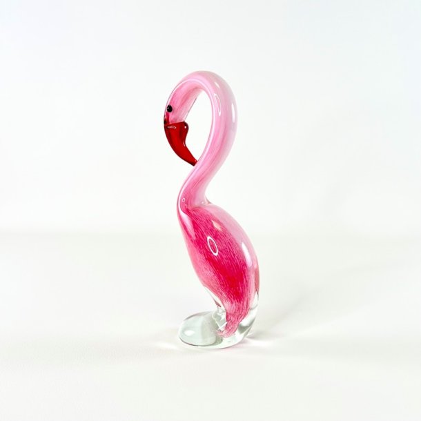 Glasfigur - flamingo H24,5 