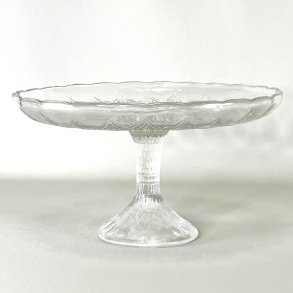 Glasopsats - vintage kagefad, klart glas