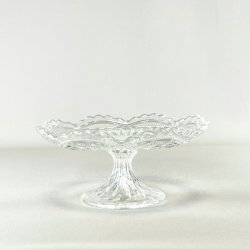 Glasopsats - vintage klart glas