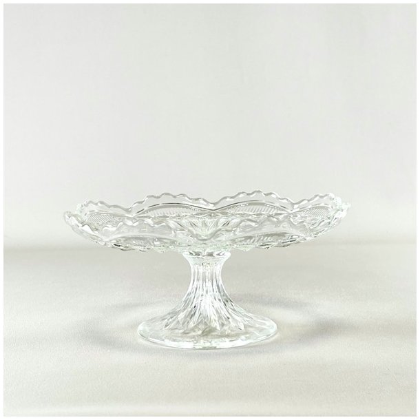 Glasopsats - vintage klart glas