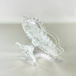 Glasopsats - vintage klart glas