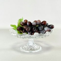 Glasopsats - vintage klart glas