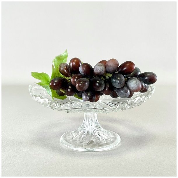 Glasopsats - vintage klart glas