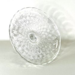 Glasopsats - vintage kagefad, klart glas