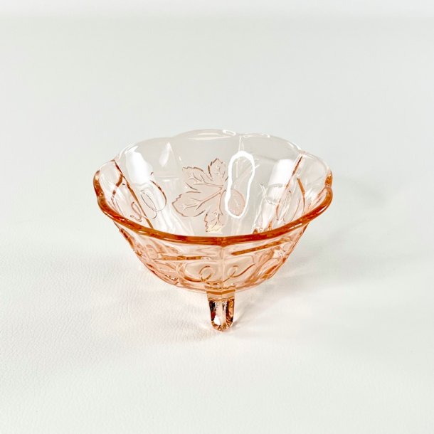 Glassk�l - lille lyser�d p� f�dder