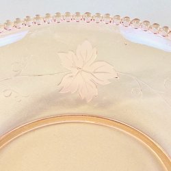 Glasskl - lyserd, perlekant