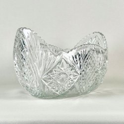 Glasskl - vintage jardiniere m/takker