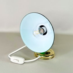 Vglampe i messing - grn